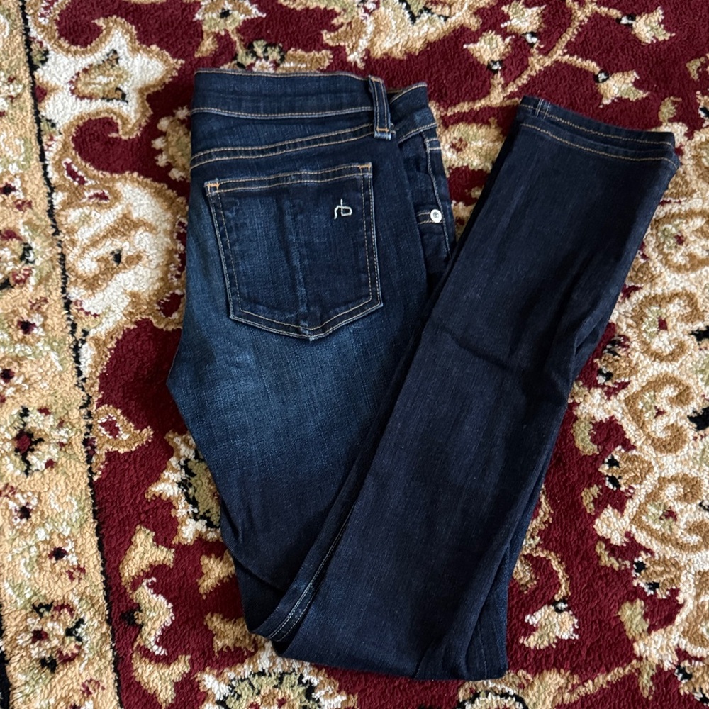 Rag & Bone Dark Indigo Skinny Jeans 25